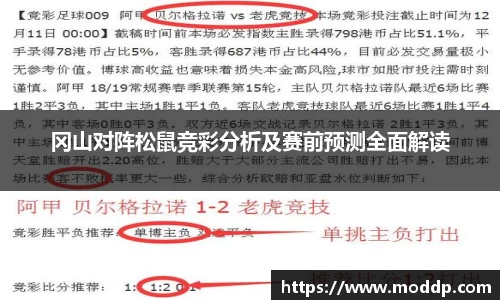 冈山对阵松鼠竞彩分析及赛前预测全面解读